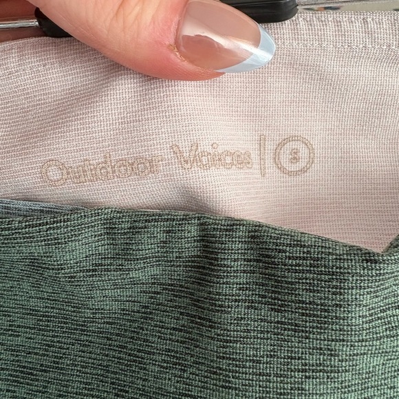 Outdoor Voices Colorblock Warmup Leggings Small High Rise - Picture 2 of 2